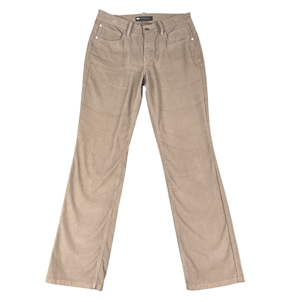 Levi's 505 Corduroy Pants Womens 29x32 Straight Leg Tan Flap Pocket